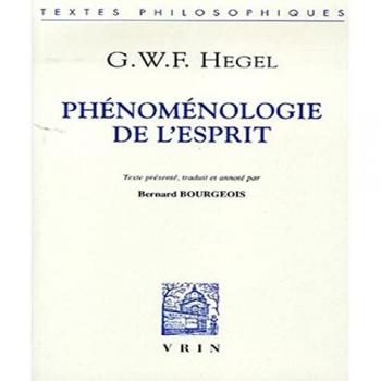 Phenomenologie de L'Esprit (Bibliotheque Des Textes Philosophiques)