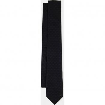 Michael Kors Geometric MK Jacquard Silk Tie