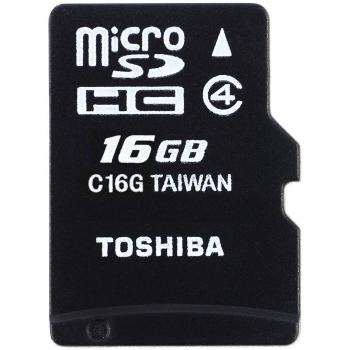Tarjeta MicroSDHC 16GB Clase 4 Toshiba M102 (Adapt)