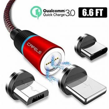 Magnet USB Cable Fast Charger for Micro USB/Type C/Phone/8Pins