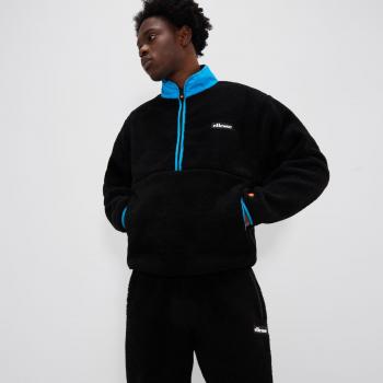 Ellesse Maracuta Men’s Black Half‑Zip Pullover – S