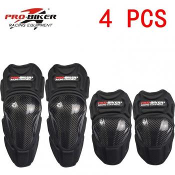 Gear Pro Biker Rodilla Fibra 2 piezas P18