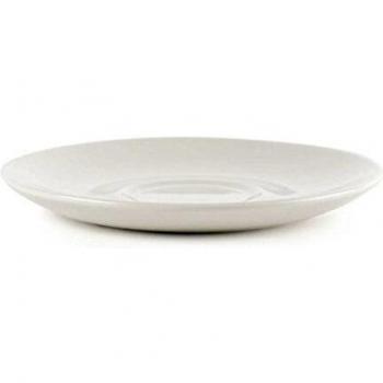 Churchill Super Vitrified P884 Plain White Saucer