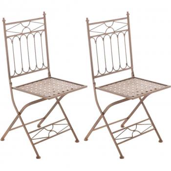 Sedie pieghevoli da balcone design rustico