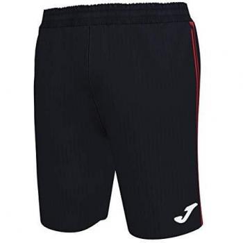 Bermuda Joma Classic Deporte Hombre Negro-Rojo 2XS