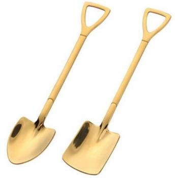 Cuchara multifuncional de acero inoxidable para té y helado, 1 unidad