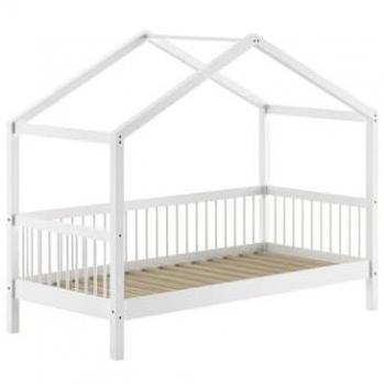 Home affaire Hausbett, (Made in Europe), mit LF 90x200 cm, wahlweise mit o. ohne Bettschublade, Buche weiß