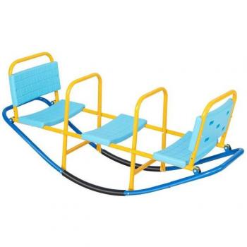 Kinder‑Schaukelwippe COSTWAY 3‑Sitzer Garten – 100 kg Traglast