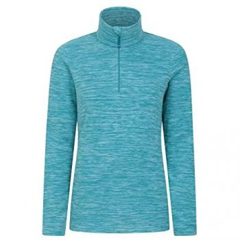 Snowdon Teal Melange Fleece for Women – Size 8