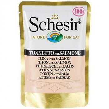 Schesir Gato Atún y Salmón 100 g