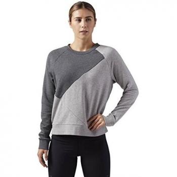 Reebok Women's Crew Sweatshirt, Wor CS, Grey, L