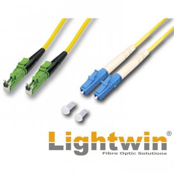 Lightwin LWL‑Patchkabel Singlemode E2000/APC LC OS2 Duplex 1 m