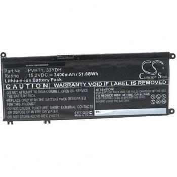 Remplacement batterie Vostro 15‑7570 15,2 V Li‑Ion 3400 mAh
