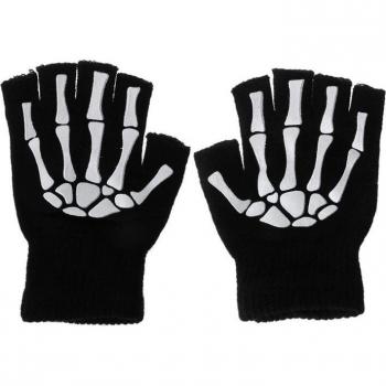 Guantes de medio dedo para niños, ciclismo, senderismo y patinaje