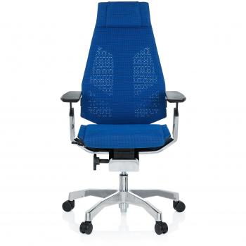 Asiento de Oficina Genidia Pro Azul con Malla Rotativa
