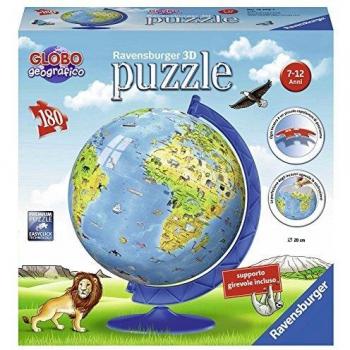 Puzzle 3D Globo Terráqueo de 180 piezas