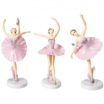Set de Bailarinas Niña con Base Realista en Color Rosa