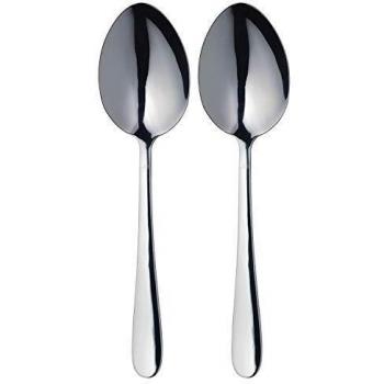 MasterClass Stainless Steel Serving Spoon Duo, 2-Piece