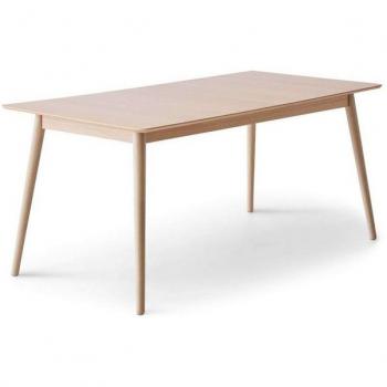 Meza Designtisch mit MDF-Tischplatte und Massivholzgestell