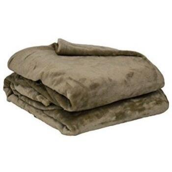 Tessuto di Orecchio d’Oro Plaid 130x170 cm Taupe