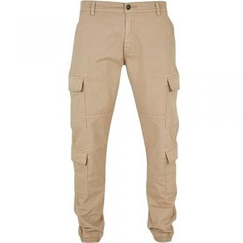 Pantaloni Cargo Doppio Twill Urban Classics Beige Slim Fit