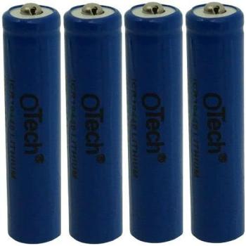 Ensemble de 4 batteries pour LAMPE TORCHE 10440