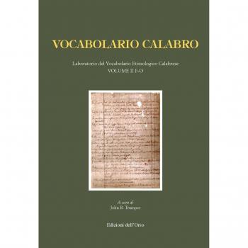 Vocabolario calabro. Laboratorio del vocabolario etimologico calabrese. F-O