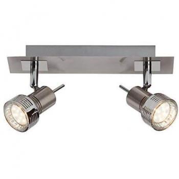 Luminaire Kassandra 2 lumières LED en chrome