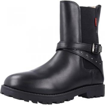 Kickers Groozmy Stivali neri in pelle per bambina