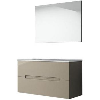Victoria Suspended 100x45 cm – Lavabo + Espejo + Iluminación LED