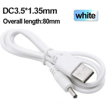 USB to 3.5mm x 1.35mm DC Power Cord for Speakers