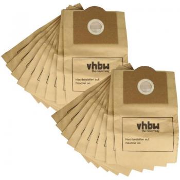 20 Sand-Coloured Paper Vacuum Cleaner Bags for Menalux T035