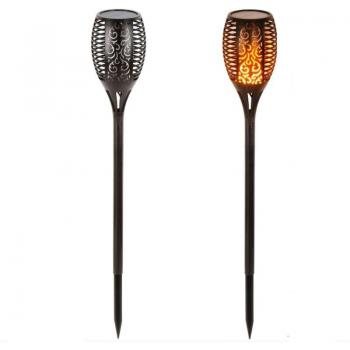 12 LED Solar Flickering Torch Lights
