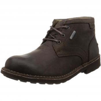 Clarks Herren Lawes Mid GTX Stiefel, Braun, 45 EU