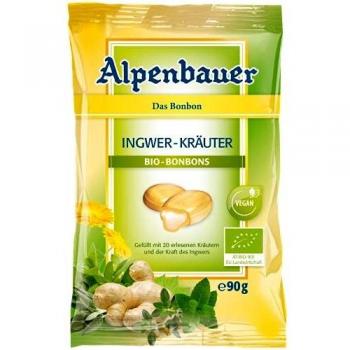 Alpenbauer Ingwer-Kräuter Bonbons vegan 90 g