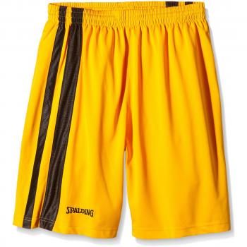 Spalding Trainingsshorts Team MVP – Gelb/Schwarz – Extra Groß (XXXL)