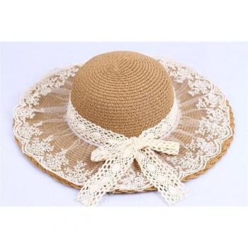 Sombrero de Sol Infantil con Lazo