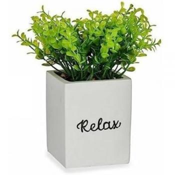 Ibergarden Foglie Piccole Decorativa in Plastica e Cemento 13 x 18 x 13 cm (6 Pz)