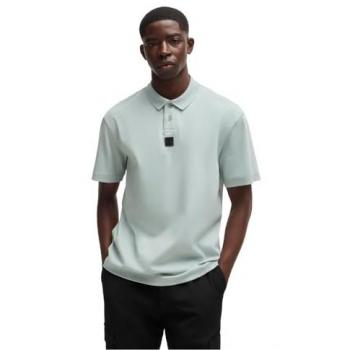 HUGO Poloshirt Deabono Regular Fit mit Label-Badge
