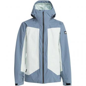 Quiksilver Giacca da Caccia Azzurro e Bianco L