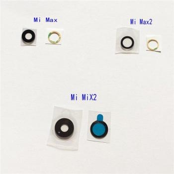Lentille de caméra arrière en verre pour Xiaomi Mi Max/Mi Mix 2 avec autocollant 3M