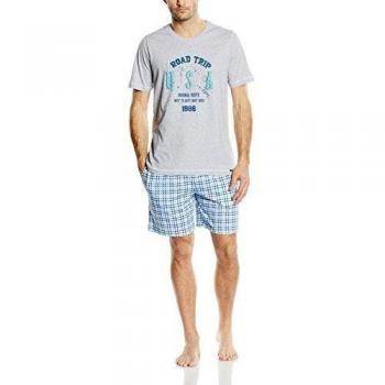 Pijama Skiny Moments Sleep / Hr. para hombre, color gris, talla Large