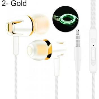 Casque d'écoute lumineux avec bouchons d'oreilles