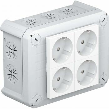 Cajón de Conexión Obo-Bettermann 4 Toma Grises