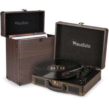 Platine Vinyle Audizio RP114W et Valise de Rangement RC32