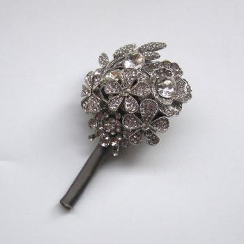 Boutonnière Bal Crystal Chic
