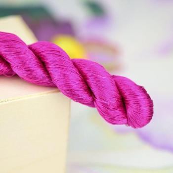 100% Seidenfaden für Kreuzstich, Handstickerei, 400m, Rose-Rot-Serie, 10 Farben, 1 Stück