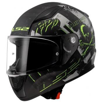 LS2 Integralhelm FF353 Rapid II 2 Pirates matt titanium Gr. L 59/60