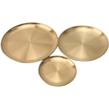 Gold-Plated Coffee and Barbecue Tray