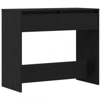 VidaXL Praktischer Beistelltisch Schwarz Eichen-Optik 89x41x76,5 cm